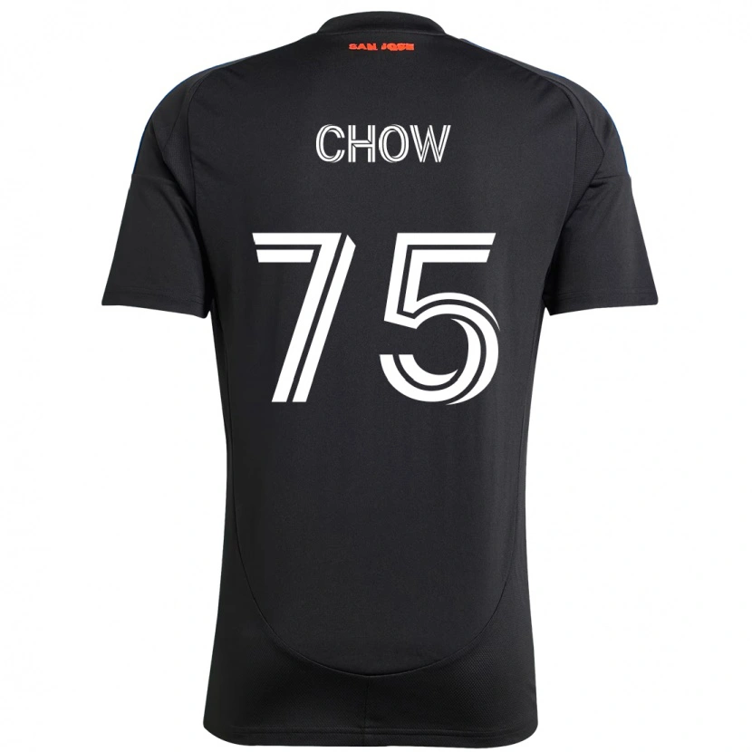 Danxen Niño Camiseta Alex Chow #75 Blanco Rojo 1ª Equipación 2025/26 La Camisa México