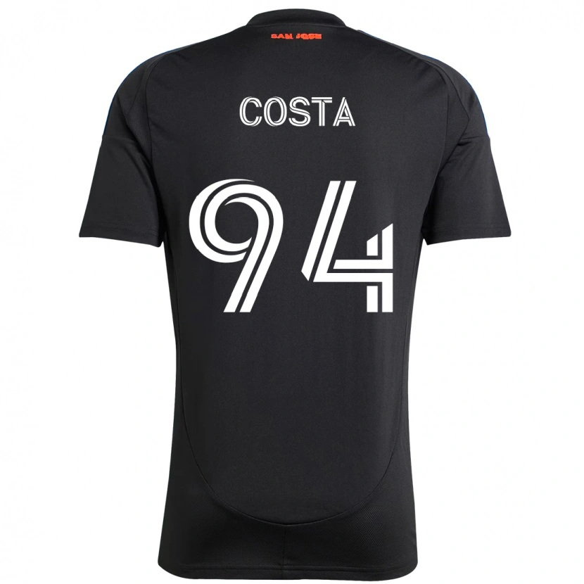 Danxen Niño Camiseta Vítor Costa #94 Blanco Rojo 1ª Equipación 2025/26 La Camisa México