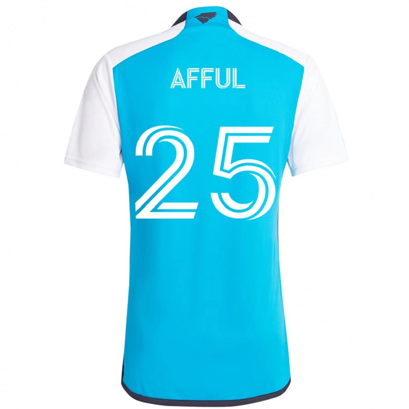 Danxen Niño Camiseta Harrison Afful #25 Negro Blanco 1ª Equipación 2025/26 La Camisa México