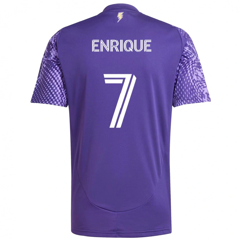 Danxen Niño Camiseta Ramiro Enrique #7 Blanco Morado 1ª Equipación 2025/26 La Camisa México