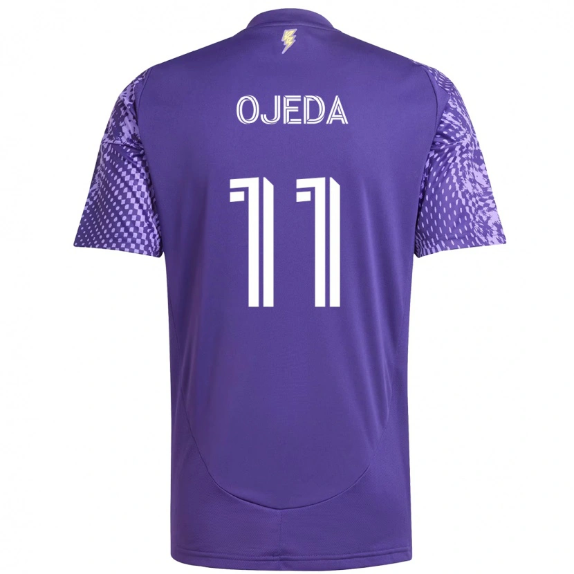 Danxen Niño Camiseta Martín Ojeda #11 Blanco Morado 1ª Equipación 2025/26 La Camisa México