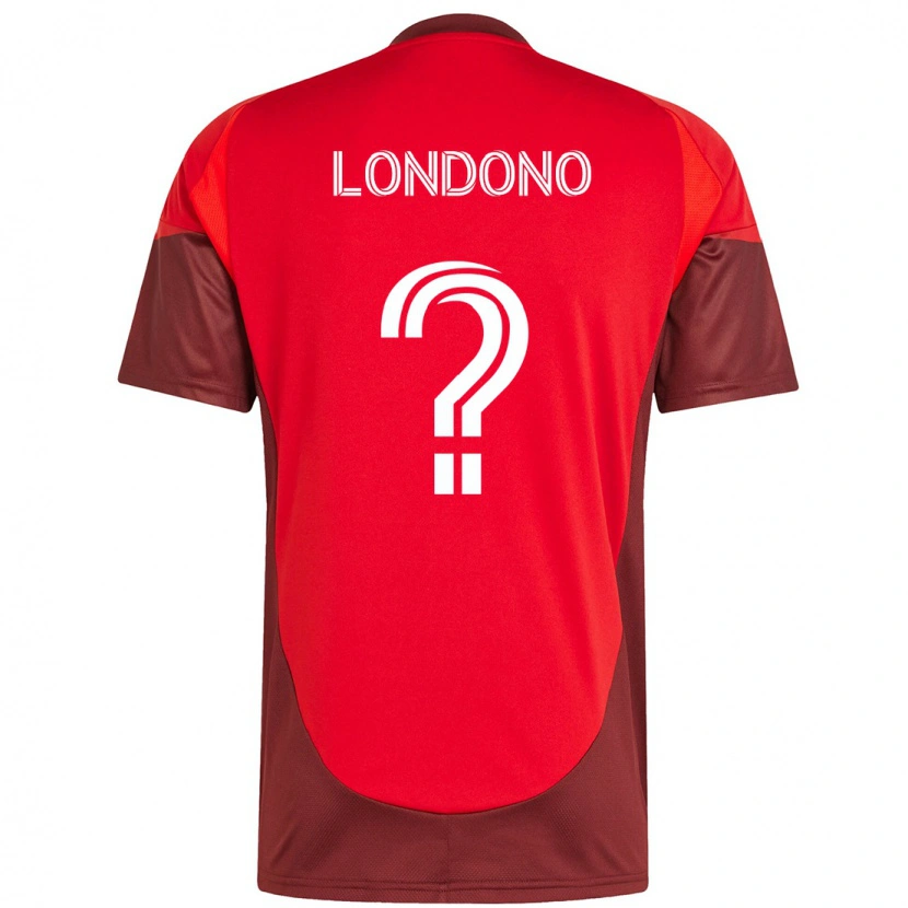 Danxen Niño Camiseta Tyler Londono #0 Rojo Blanco 1ª Equipación 2025/26 La Camisa México
