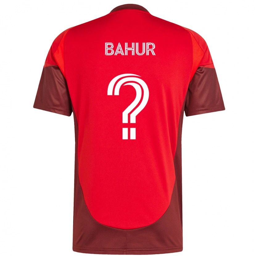 Danxen Niño Camiseta Abdiasis Abdirahman Bahur #0 Blanco Rojo 1ª Equipación 2025/26 La Camisa México