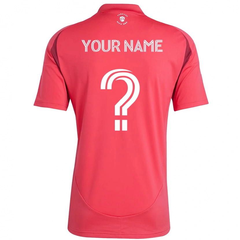 Danxen Niño Camiseta Su Nombre #0 Magenta Blanco 1ª Equipación 2025/26 La Camisa México