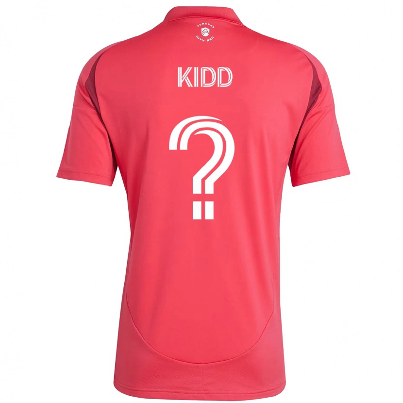 Danxen Niño Camiseta Matteo Kidd #0 Magenta Blanco 1ª Equipación 2025/26 La Camisa México