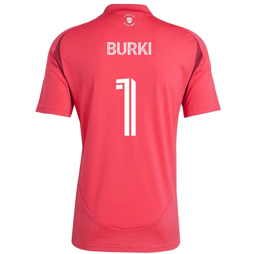 Danxen Niño Camiseta Roman Bürki #1 Magenta Blanco 1ª Equipación 2025/26 La Camisa México