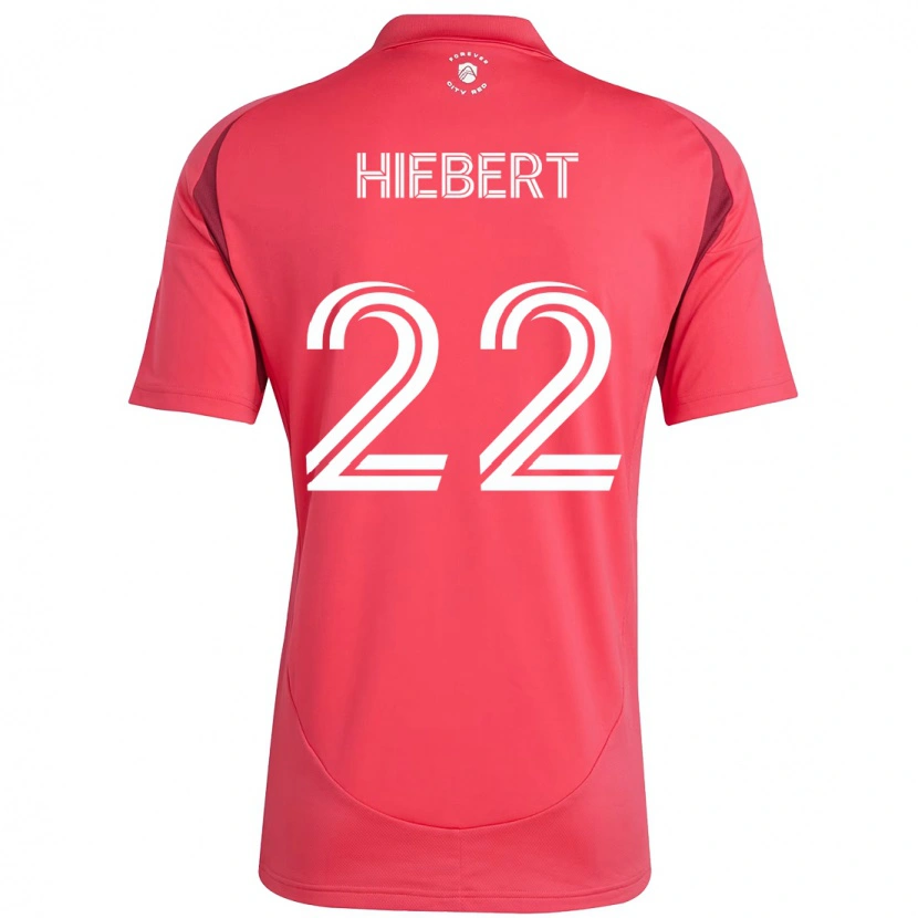 Danxen Niño Camiseta Kyle Hiebert #22 Magenta Blanco 1ª Equipación 2025/26 La Camisa México