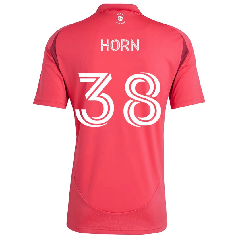 Danxen Niño Camiseta Jannes Horn #38 Magenta Blanco 1ª Equipación 2025/26 La Camisa México
