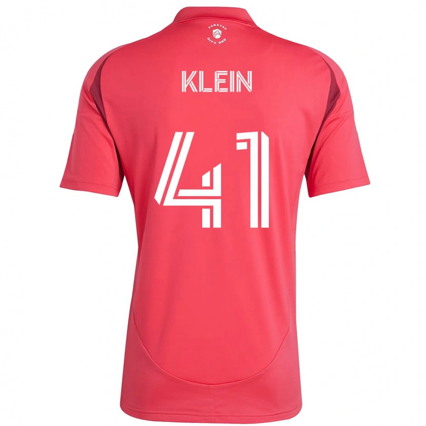 Danxen Niño Camiseta Johnny Klein #41 Magenta Blanco 1ª Equipación 2025/26 La Camisa México
