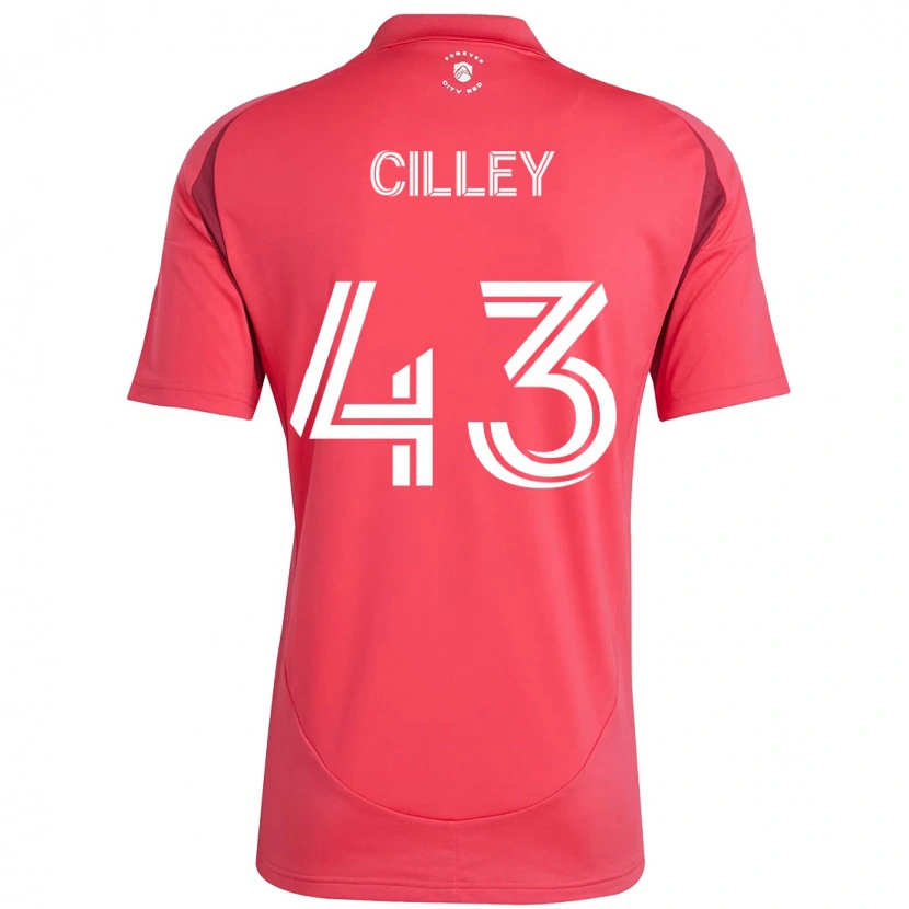 Danxen Niño Camiseta Cam Cilley #43 Magenta Blanco 1ª Equipación 2025/26 La Camisa México