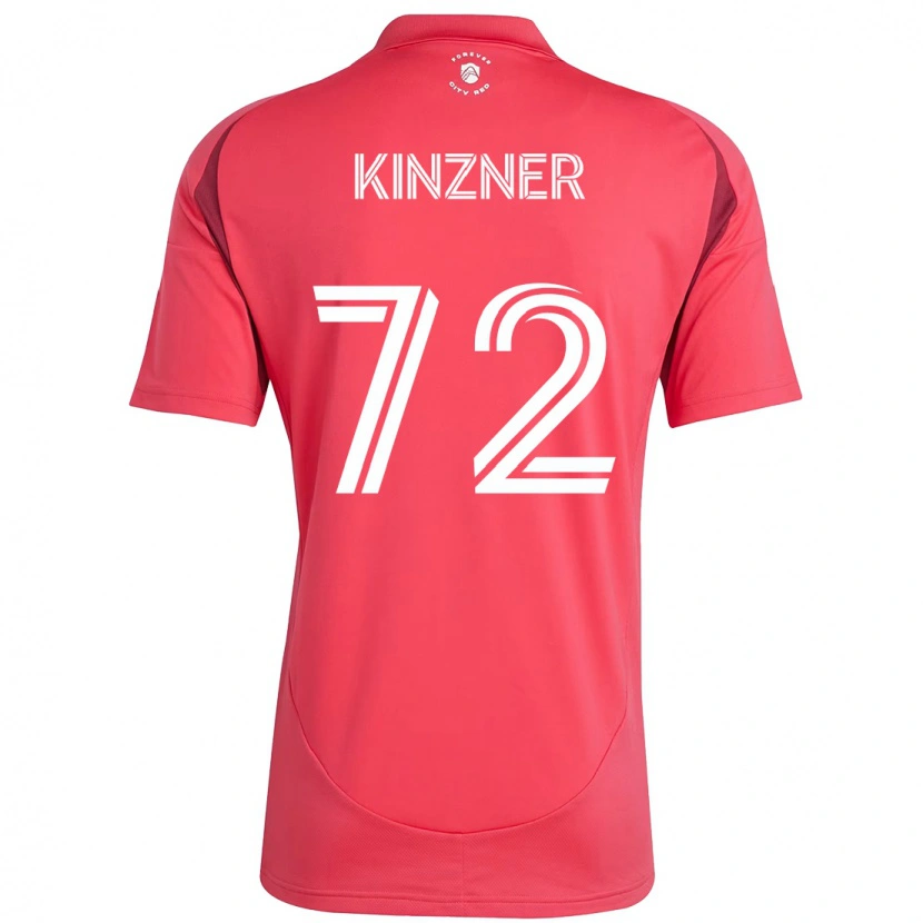 Danxen Niño Camiseta Eric Kinzner #72 Magenta Blanco 1ª Equipación 2025/26 La Camisa México