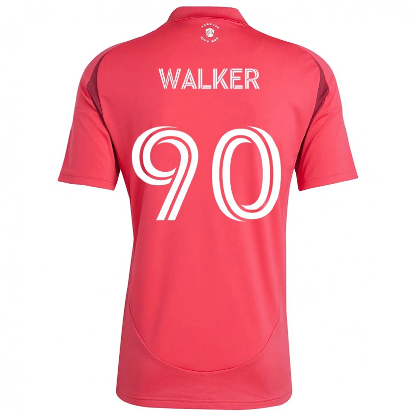 Danxen Niño Camiseta Eric Walker #90 Magenta Blanco 1ª Equipación 2025/26 La Camisa México
