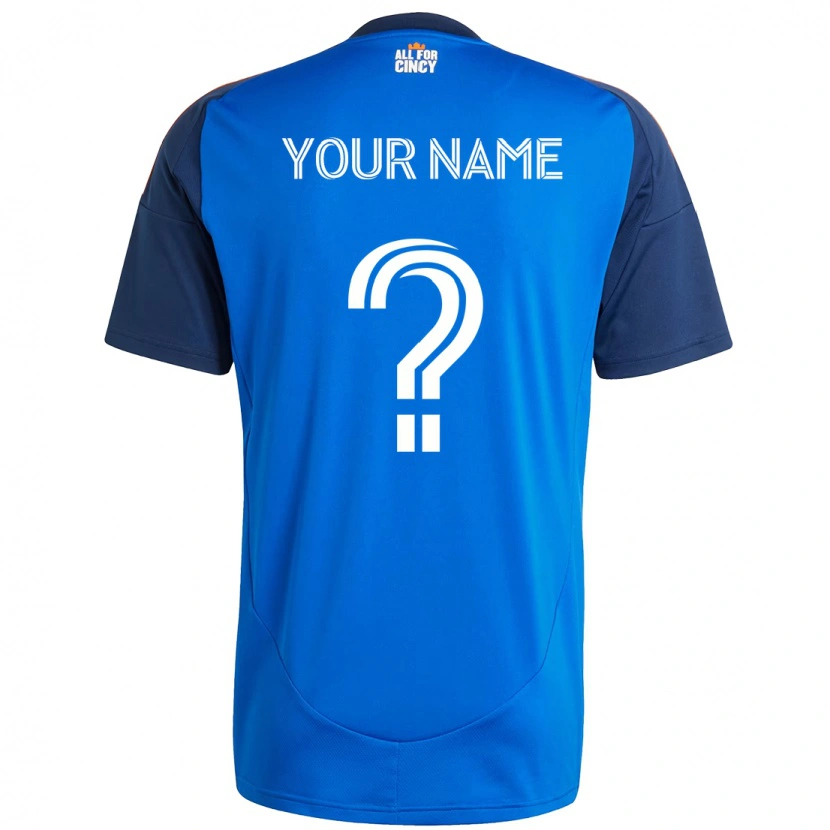 Danxen Niño Camiseta Su Nombre #0 Blanco Azul Naranja 1ª Equipación 2025/26 La Camisa México