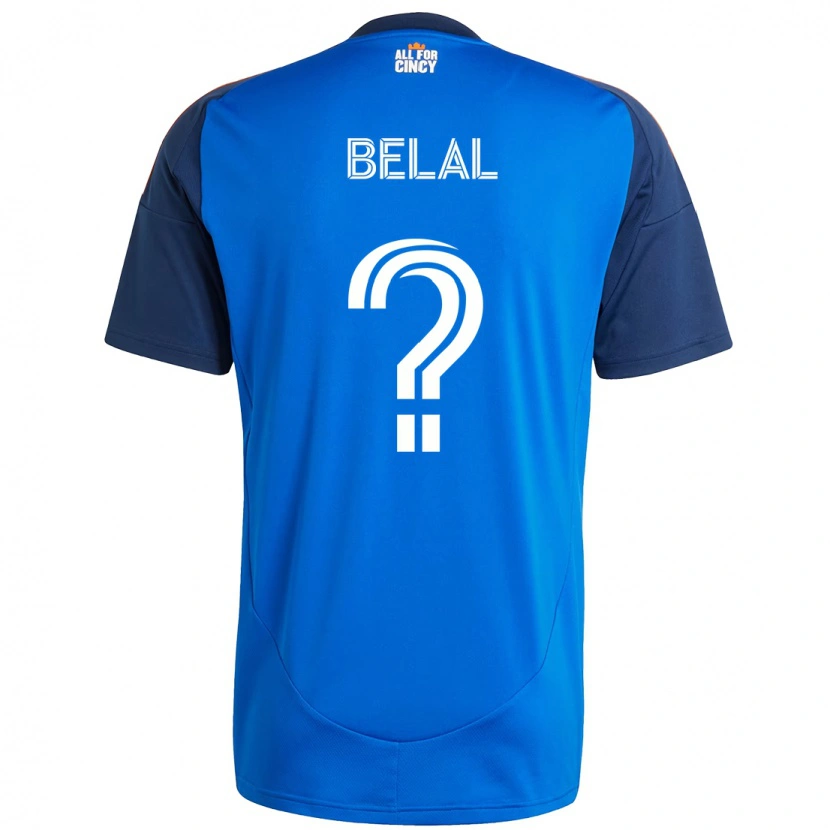 Danxen Niño Camiseta Ryan Belal #0 Blanco Azul Naranja 1ª Equipación 2025/26 La Camisa México