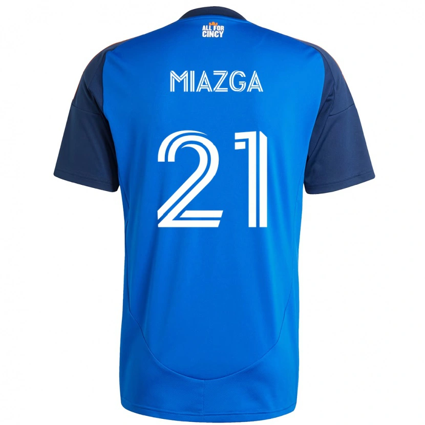 Danxen Niño Camiseta Matt Miazga #21 Blanco Azul Naranja 1ª Equipación 2025/26 La Camisa México