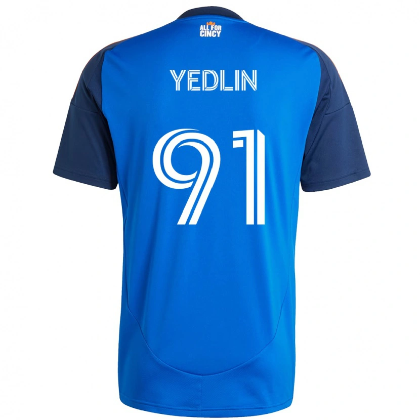 Danxen Niño Camiseta Deandre Yedlin #91 Blanco Azul Naranja 1ª Equipación 2025/26 La Camisa México