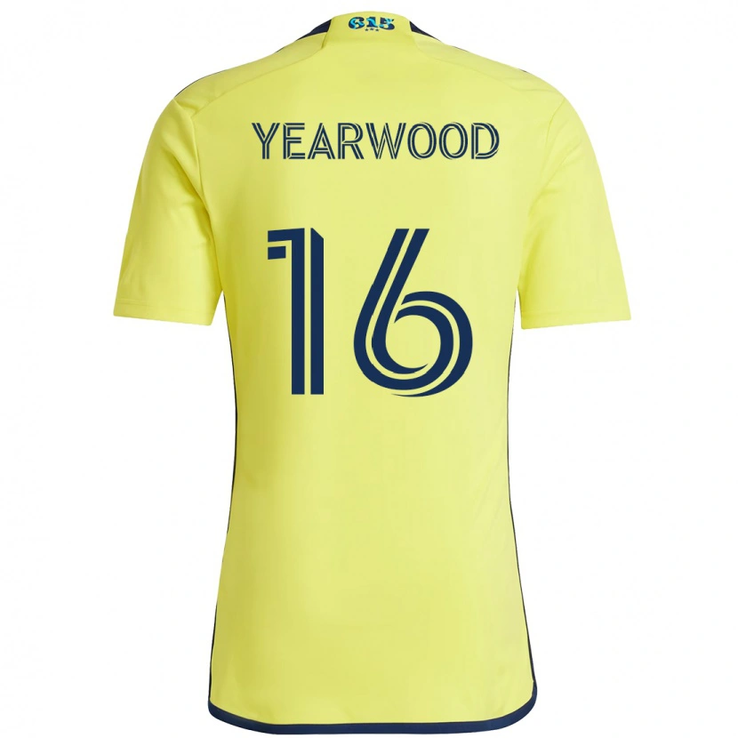 Danxen Niño Camiseta Dru Yearwood #16 Azul Marino Amarillo 1ª Equipación 2025/26 La Camisa México