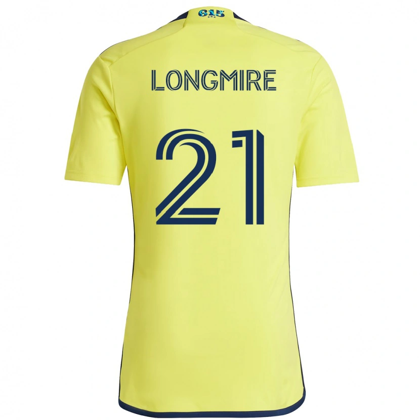 Danxen Niño Camiseta Ahmed Longmire #21 Azul Marino Amarillo 1ª Equipación 2025/26 La Camisa México