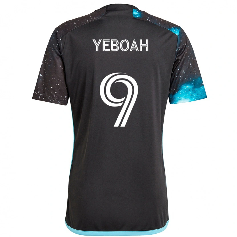 Danxen Niño Camiseta Kelvin Yeboah #9 Azul Celeste 1ª Equipación 2025/26 La Camisa México