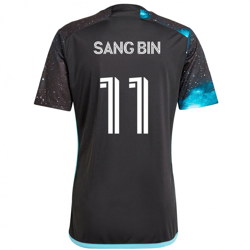 Danxen Niño Camiseta Sang-Bin Jeong #11 Azul Celeste 1ª Equipación 2025/26 La Camisa México