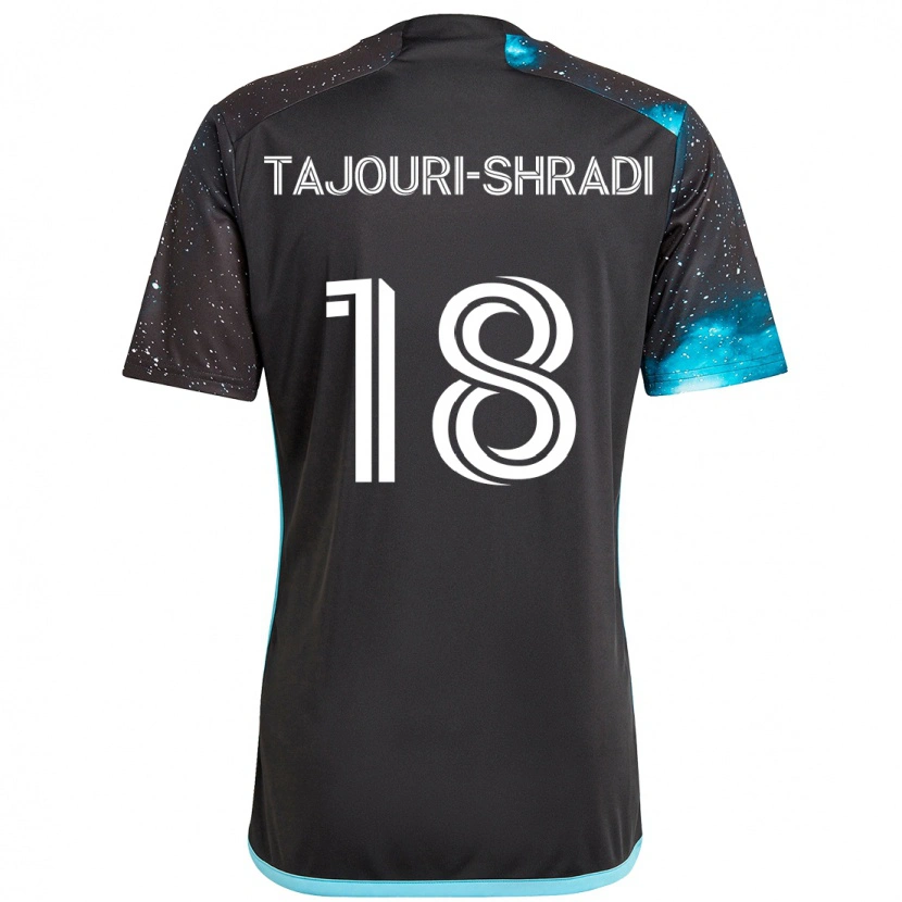 Danxen Niño Camiseta Ismael Tajouri-Shradi #18 Azul Celeste 1ª Equipación 2025/26 La Camisa México