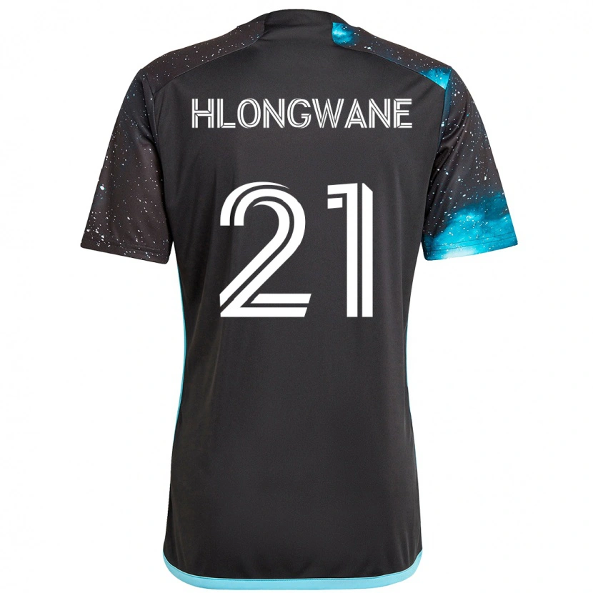 Danxen Niño Camiseta Bongokuhle Hlongwane #21 Azul Celeste 1ª Equipación 2025/26 La Camisa México