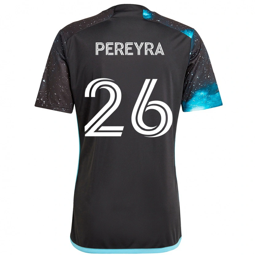 Danxen Niño Camiseta Joaquín Pereyra #26 Azul Celeste 1ª Equipación 2025/26 La Camisa México