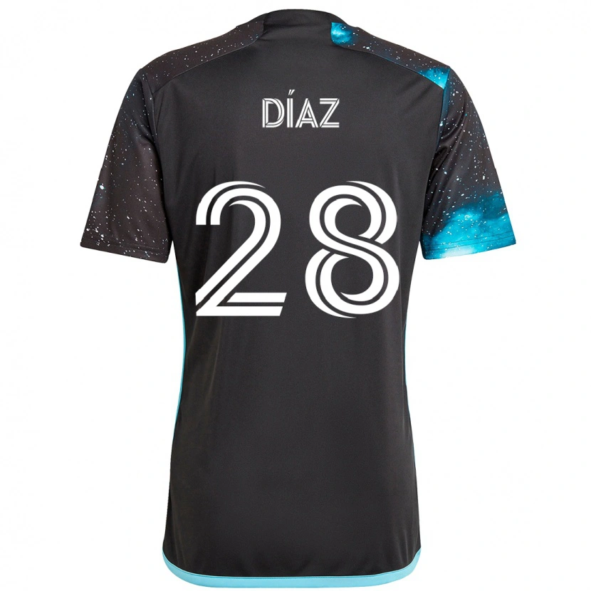 Danxen Niño Camiseta Jefferson Díaz #28 Azul Celeste 1ª Equipación 2025/26 La Camisa México