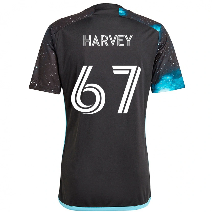Danxen Niño Camiseta Carlos Harvey #67 Azul Celeste 1ª Equipación 2025/26 La Camisa México