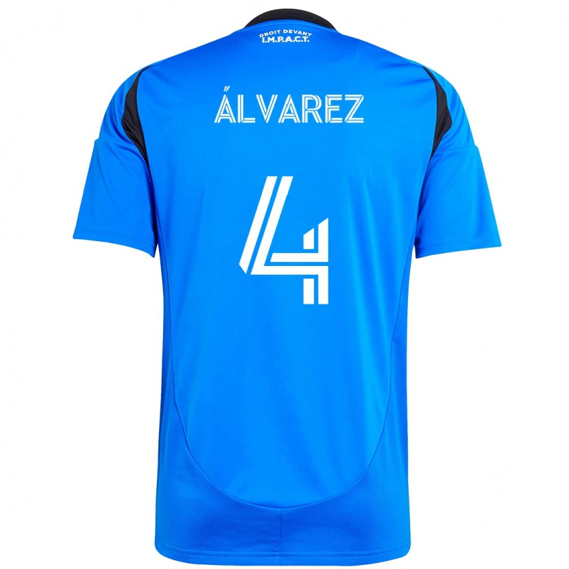 Danxen Niño Camiseta Fernando Álvarez #4 Azul Celeste Azul Oscuro 1ª Equipación 2025/26 La Camisa México