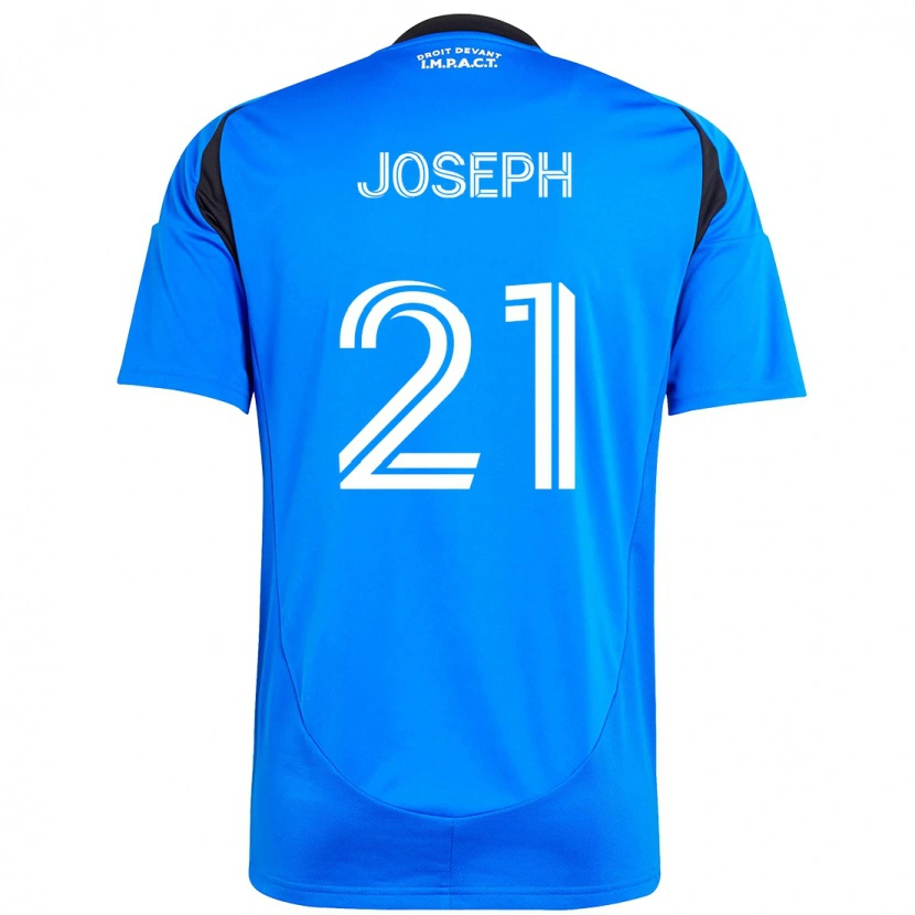 Danxen Niño Camiseta Sebastien Udell Joseph #21 Azul Celeste Azul Oscuro 1ª Equipación 2025/26 La Camisa México