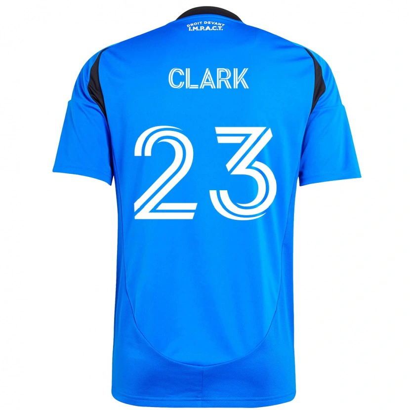 Danxen Niño Camiseta Caden Clark #23 Azul Celeste Azul Oscuro 1ª Equipación 2025/26 La Camisa México