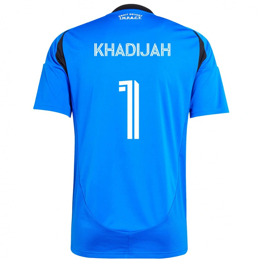 Danxen Niño Camiseta Cissé Khadijah #1 Azul Oscuro Negro 1ª Equipación 2025/26 La Camisa México