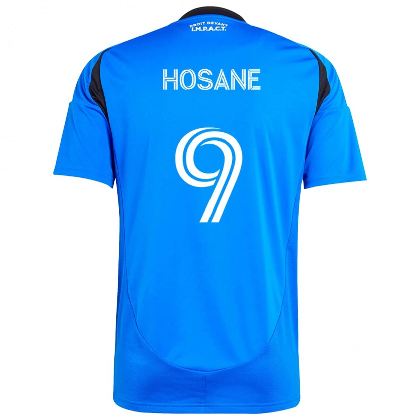 Danxen Niño Camiseta Soukou Hosane #9 Azul Oscuro Negro 1ª Equipación 2025/26 La Camisa México
