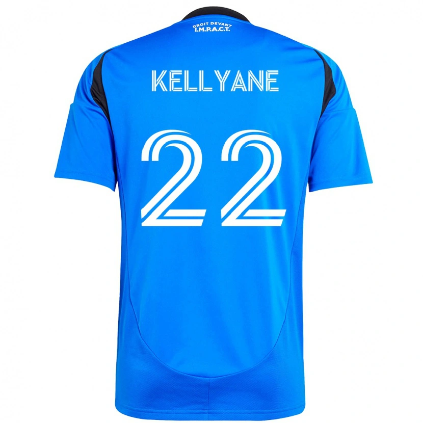 Danxen Niño Camiseta Dumas Kellyane #22 Azul Celeste Azul Oscuro 1ª Equipación 2025/26 La Camisa México
