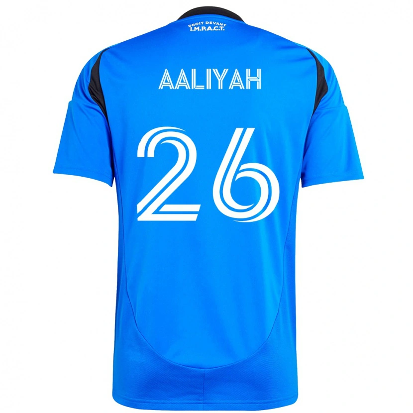 Danxen Niño Camiseta Picquet Aaliyah #26 Azul Celeste Azul Oscuro 1ª Equipación 2025/26 La Camisa México