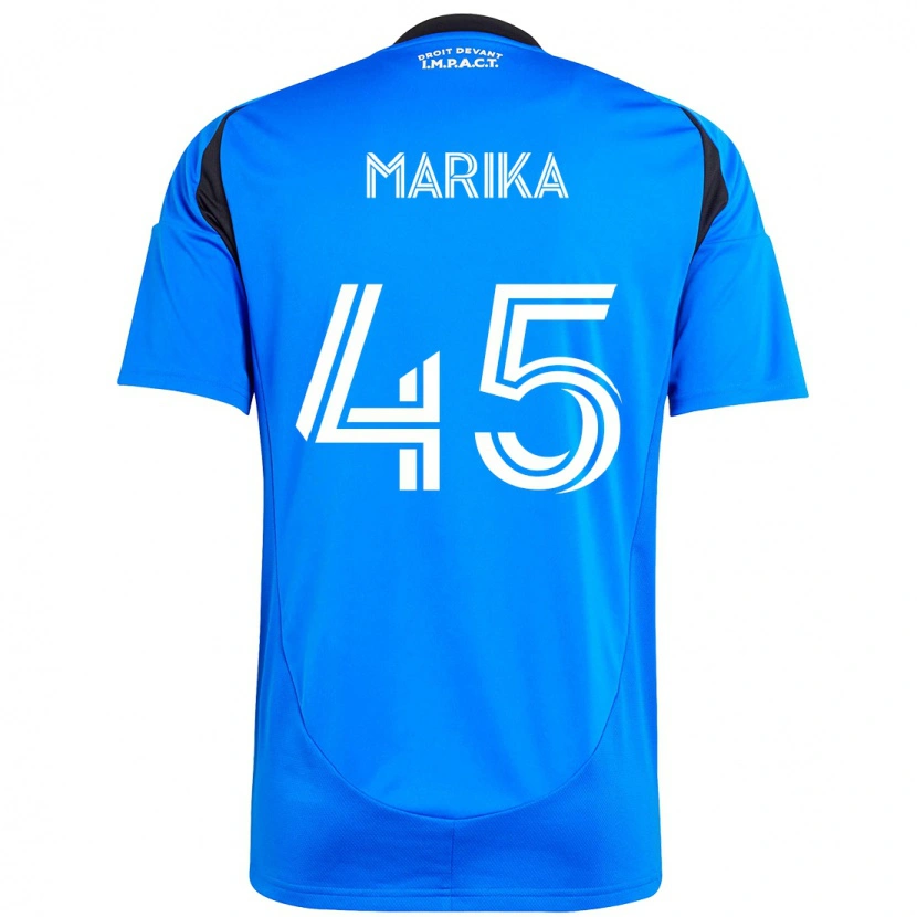 Danxen Niño Camiseta Cregheur Marika #45 Azul Celeste Azul Oscuro 1ª Equipación 2025/26 La Camisa México