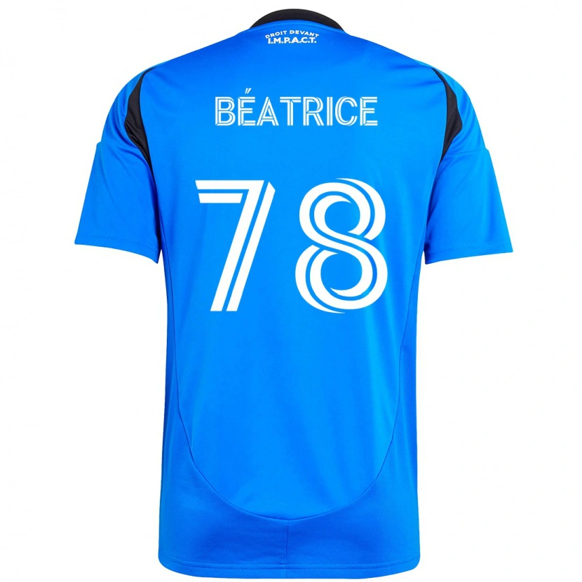 Danxen Niño Camiseta Forcier Béatrice #78 Azul Celeste Azul Oscuro 1ª Equipación 2025/26 La Camisa México