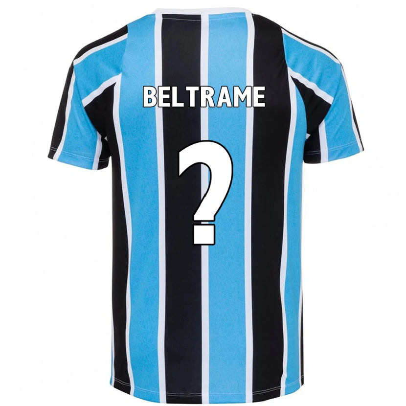 Danxen Niño Camiseta Thiago Beltrame #0 Blanco Azul 1ª Equipación 2025/26 La Camisa México