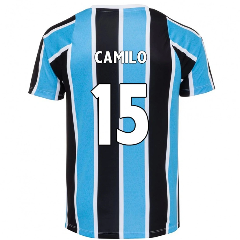 Danxen Niño Camiseta Camilo #15 Blanco Azul 1ª Equipación 2025/26 La Camisa México