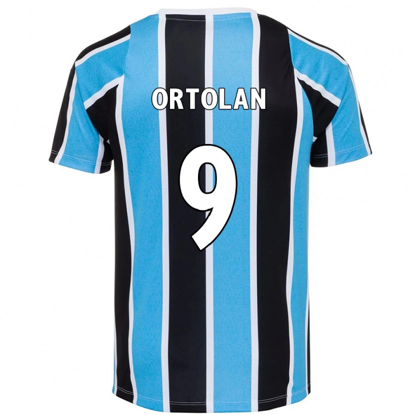 Danxen Niño Camiseta Dani Ortolan #9 Blanco Azul 1ª Equipación 2025/26 La Camisa México