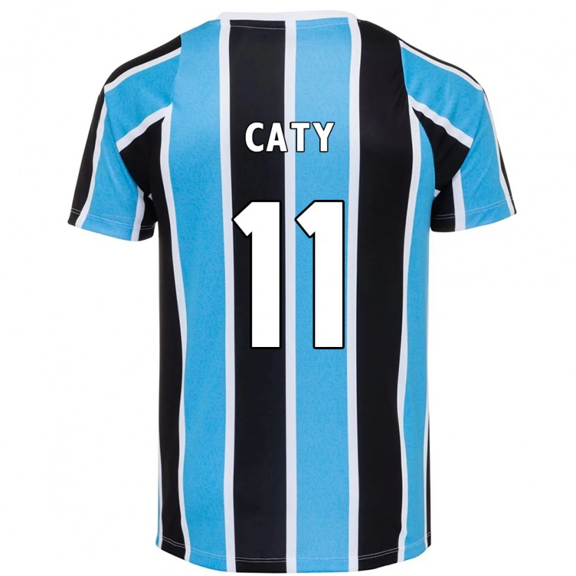 Danxen Niño Camiseta Caty #11 Azul Negro Blanco 1ª Equipación 2025/26 La Camisa México