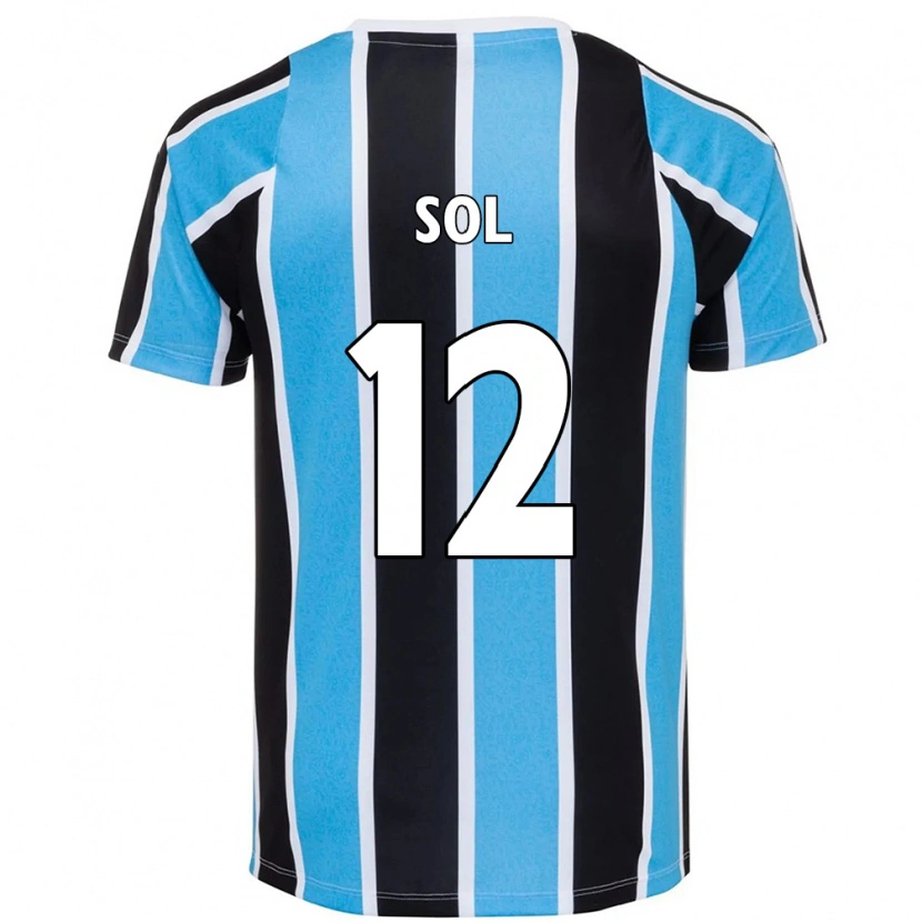 Danxen Niño Camiseta Sol #12 Blanco Azul 1ª Equipación 2025/26 La Camisa México