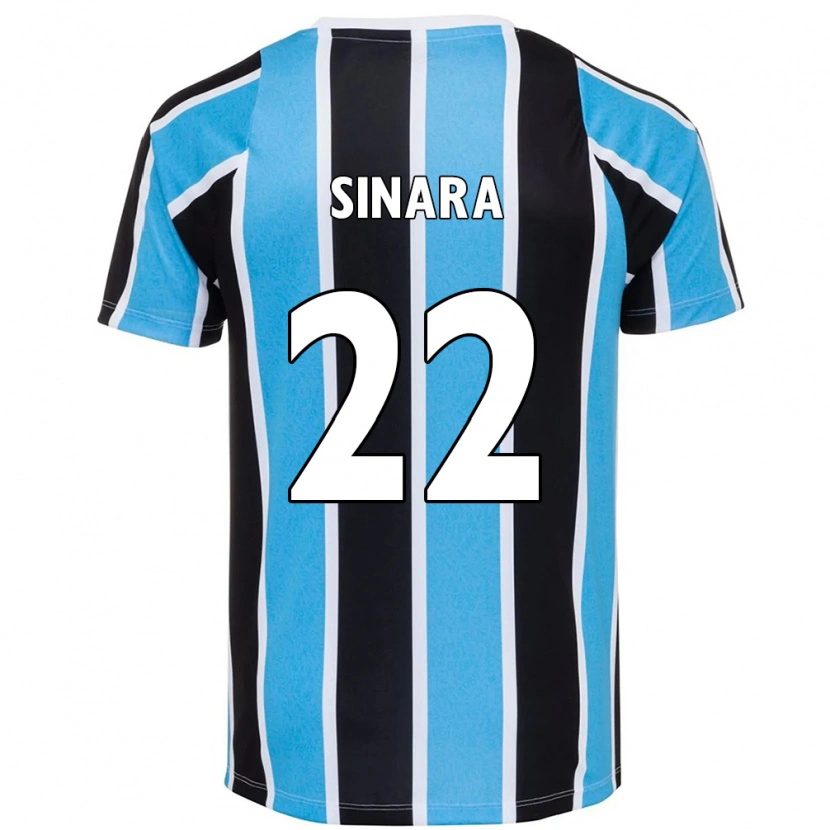 Danxen Niño Camiseta Sinara #22 Blanco Azul 1ª Equipación 2025/26 La Camisa México