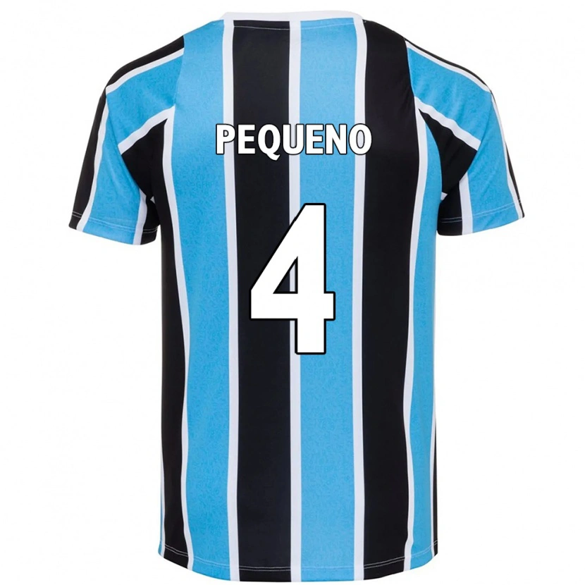 Danxen Niño Camiseta Paula Renata Marques Pequeno #4 Blanco Azul 1ª Equipación 2025/26 La Camisa México