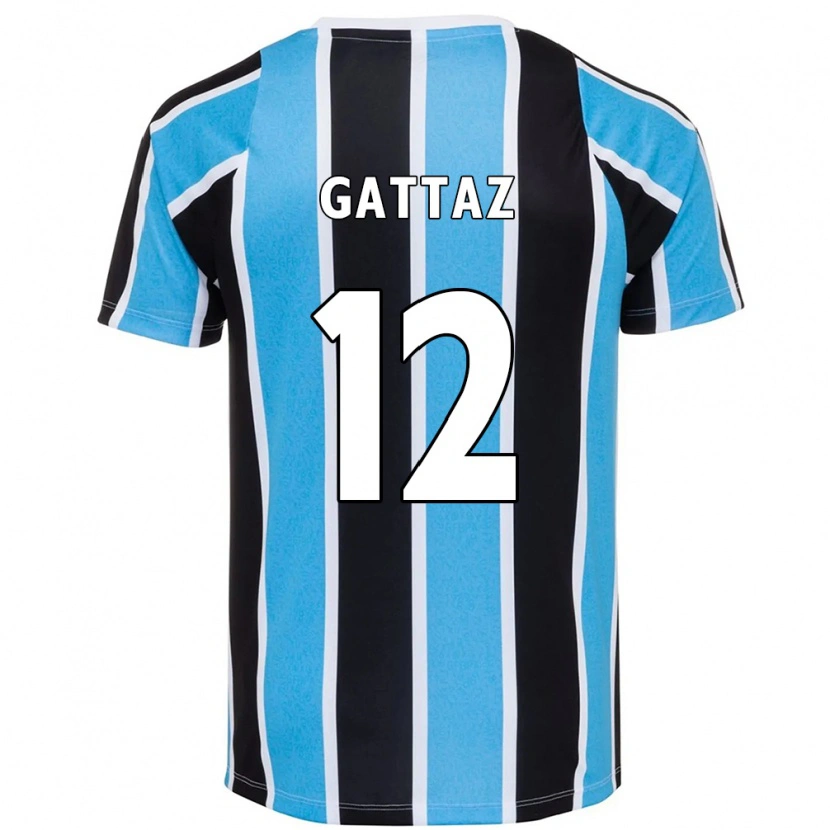 Danxen Niño Camiseta Caroline De Oliveira Saad Gattaz #12 Blanco Azul 1ª Equipación 2025/26 La Camisa México