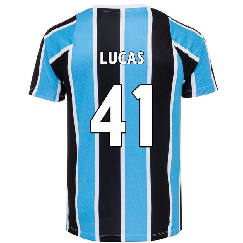 Danxen Niño Camiseta Pedro Lucas #41 Azul Negro Blanco 1ª Equipación 2025/26 La Camisa México