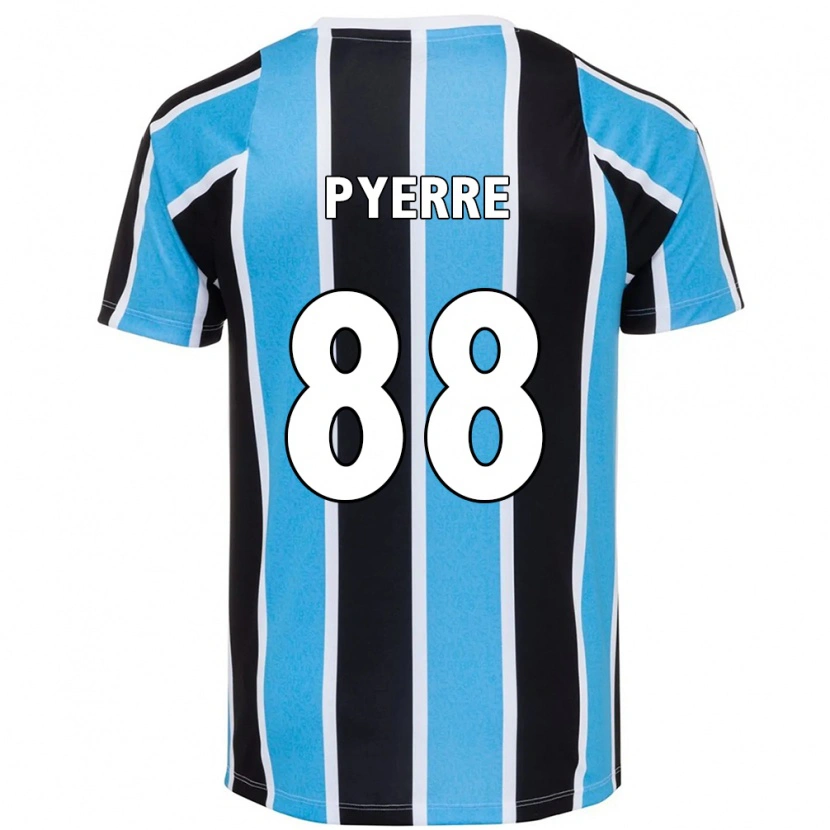 Danxen Niño Camiseta Jean Pyerre #88 Blanco Azul 1ª Equipación 2025/26 La Camisa México