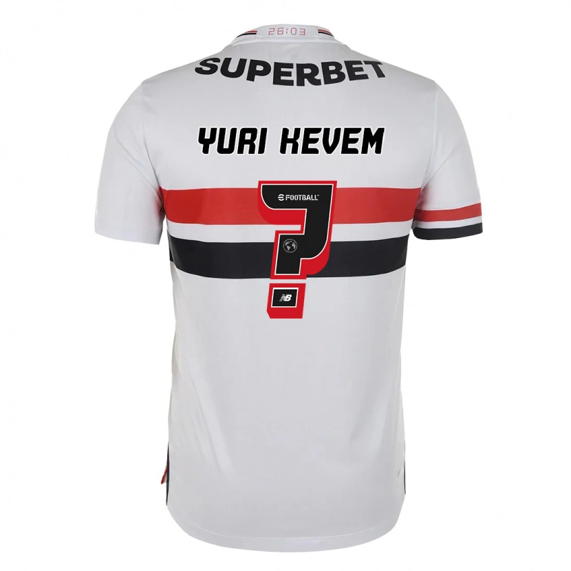 Danxen Niño Camiseta Yuri Kevem #0 Negro Rojo 1ª Equipación 2025/26 La Camisa México