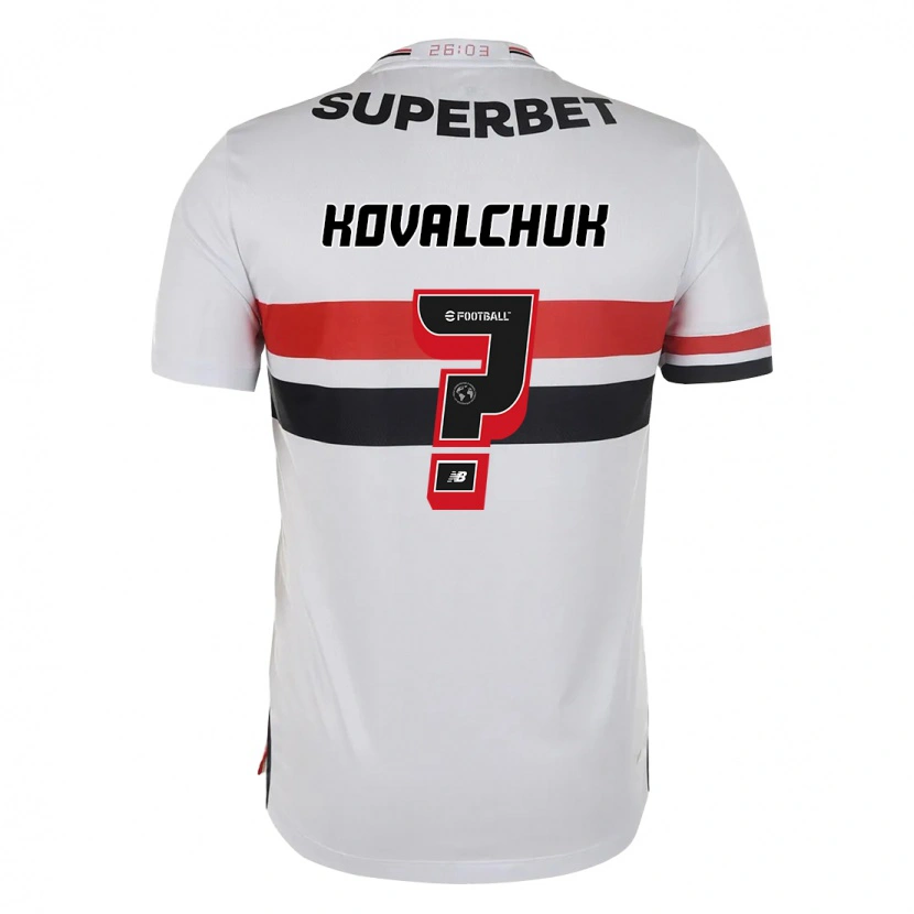 Danxen Niño Camiseta Filipp Kovalchuk #0 Rojo Negro Blanco 1ª Equipación 2025/26 La Camisa México